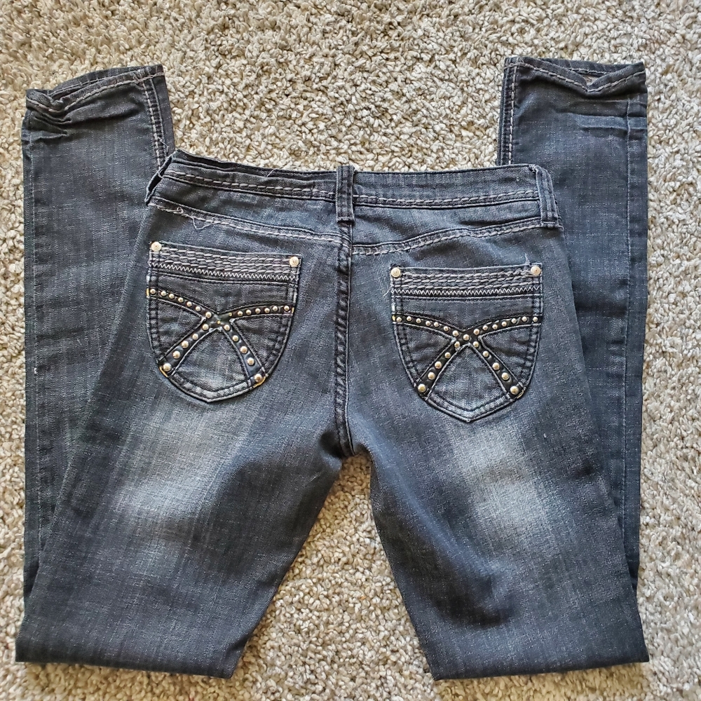 Don't You Dare Blue Jeans Women's Sise 27 Skinny F